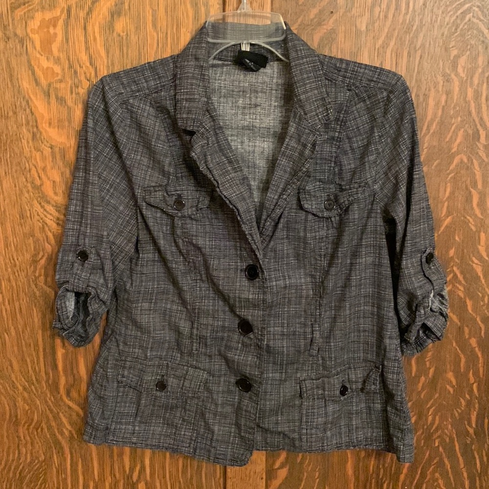 JKLA California lightweight blazer top large L
